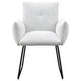 Ackland Upholstered Dining Side Chair Light Gray (Set of 2)