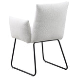 Ackland Upholstered Dining Side Chair Light Gray (Set of 2)