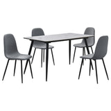 Dennison Grey Rectangular Dining Room Set