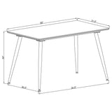 Dennison Grey Rectangular Dining Room Set