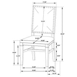 Middleton Brown Beige Extension Leaf Dining Room Set