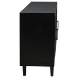 Middleton Natural Brown Black Extension Leaf Dining Room Set