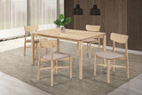 Parkridge Natural 59-inch Wood Dining Room Set