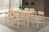 Parkridge Natural 59-inch Wood Dining Room Set