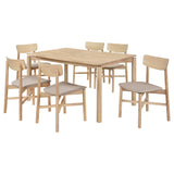 Parkridge Natural 59-inch Wood Dining Room Set