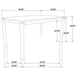 Parkridge Brown 59-inch Wood Dining Room Set