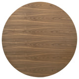 Crestmore Walnut 46-inch Round Wood Dining Room Set