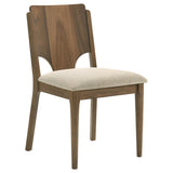 Crestmore Walnut 46-inch Round Wood Dining Room Set