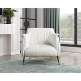 Rachael White Boucle Accent Chair