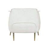 Rachael White Boucle Accent Chair