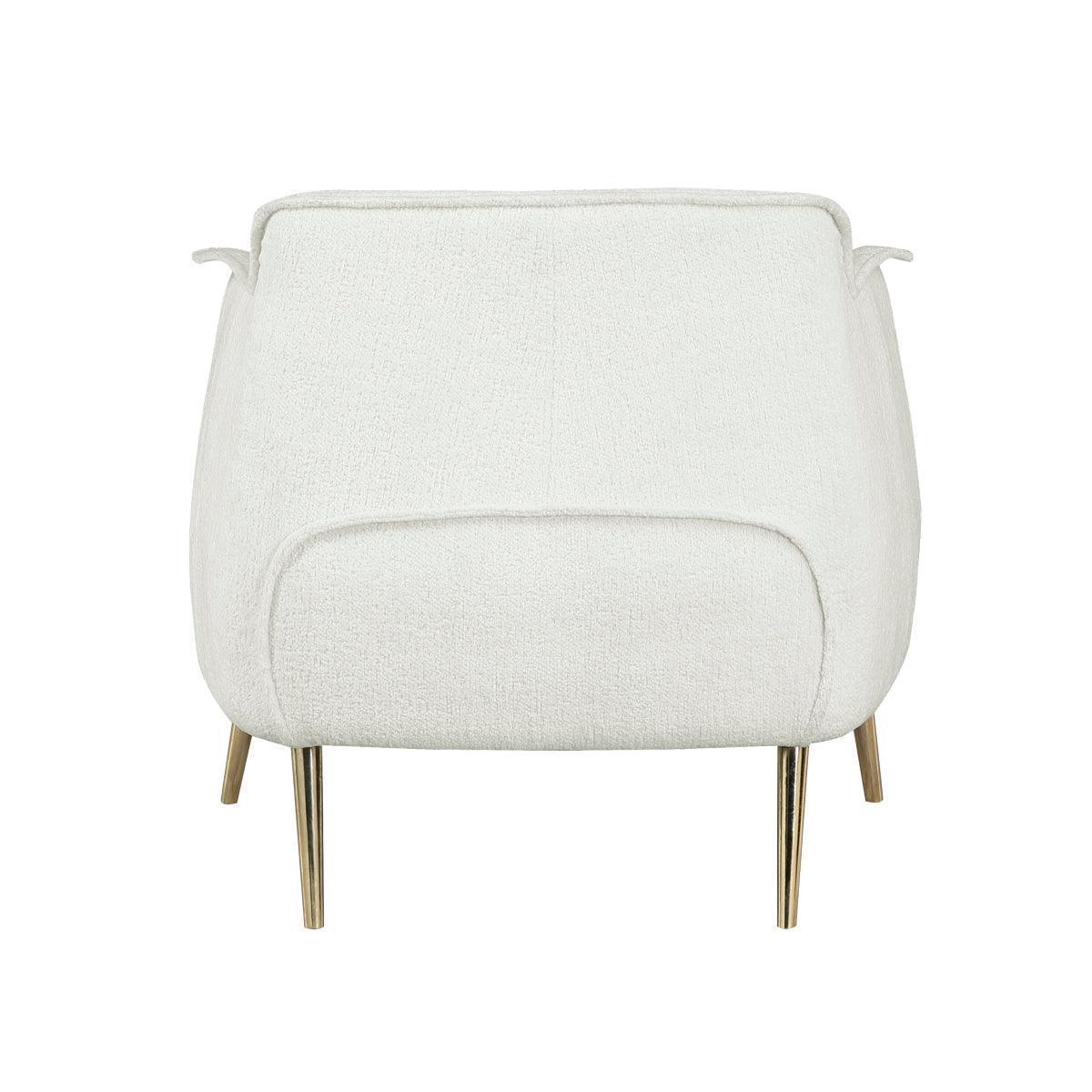 Rachael White Boucle Accent Chair