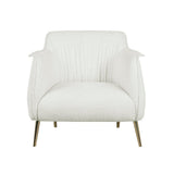 Rachael White Boucle Accent Chair