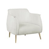 Rachael White Boucle Accent Chair