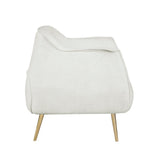 Rachael White Boucle Accent Chair