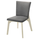 Biloxi Upholstered Dining Side Chair Gray (Set of 2)