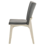 Biloxi Upholstered Dining Side Chair Gray (Set of 2)