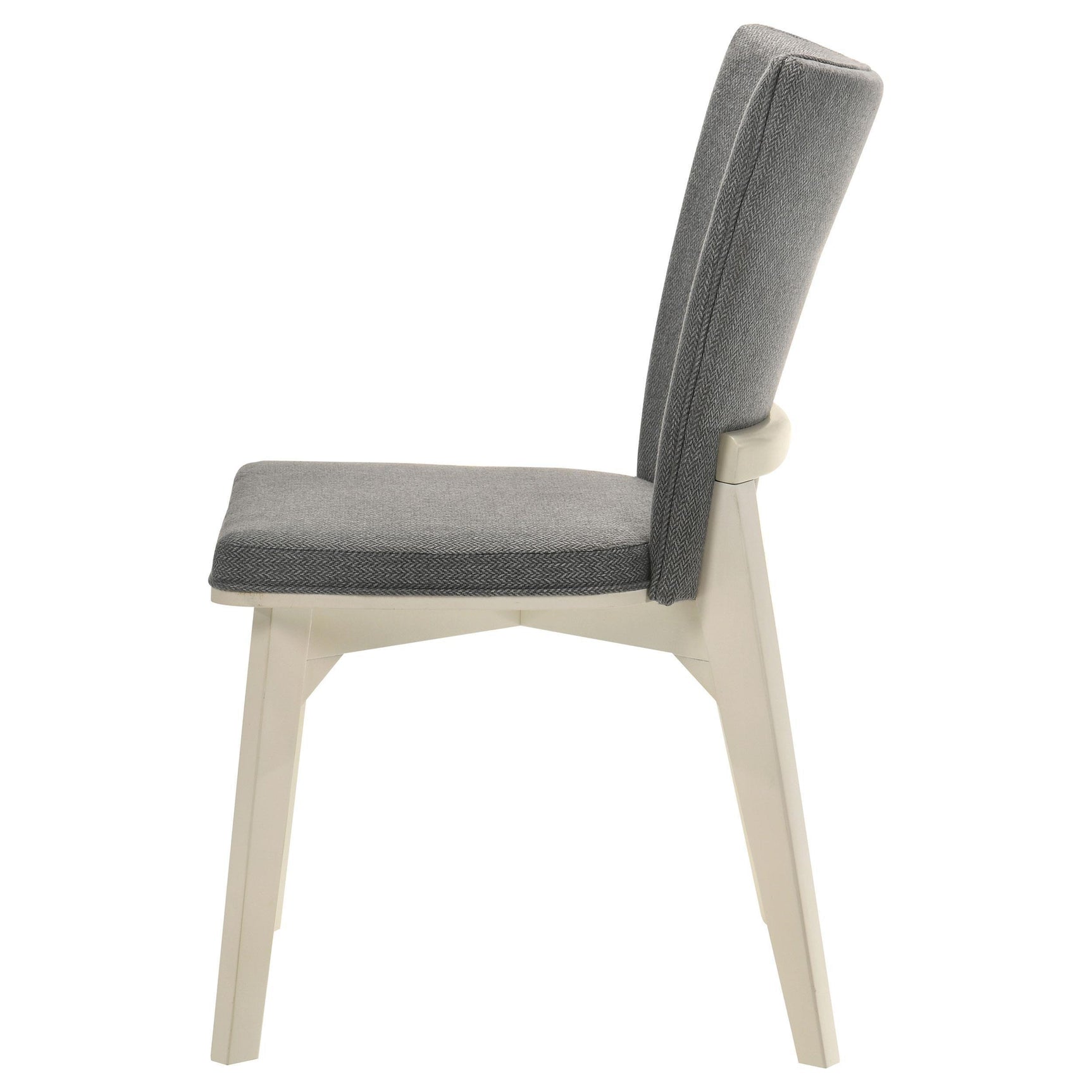 Biloxi Upholstered Dining Side Chair Gray (Set of 2)