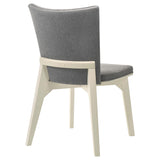 Biloxi Upholstered Dining Side Chair Gray (Set of 2)