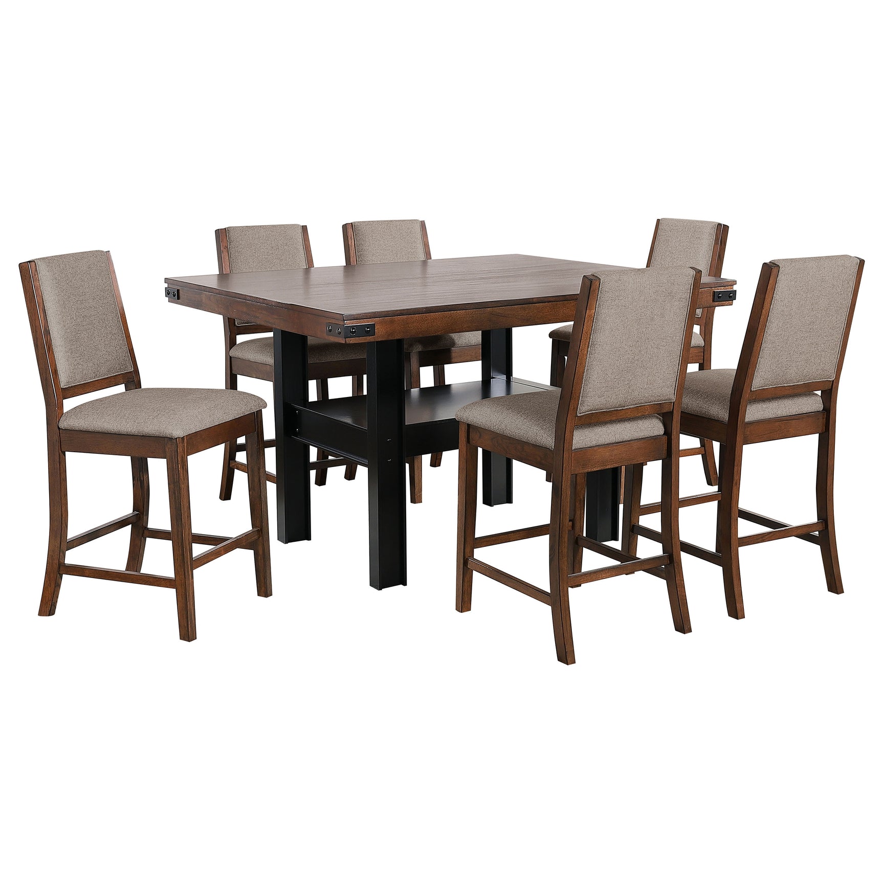 Patterson Mango Oak Counter Height Set