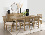 Arini Sand Wash Extension Leaf Dining Room Set
