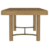 Arini Sand Wash Black Extension Leaf Dining Room Set