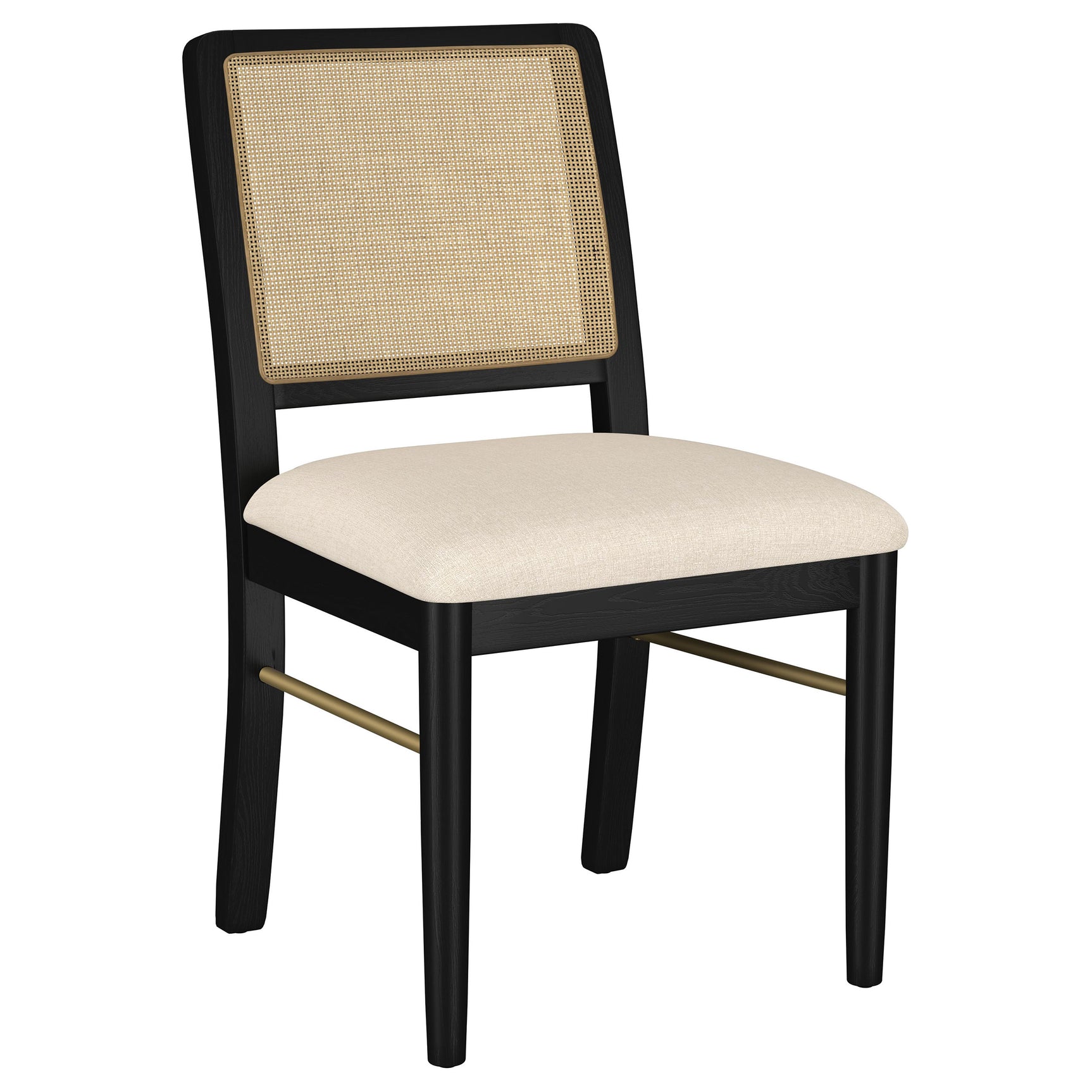 Arini Sand Wash Black Extension Leaf Dining Room Set