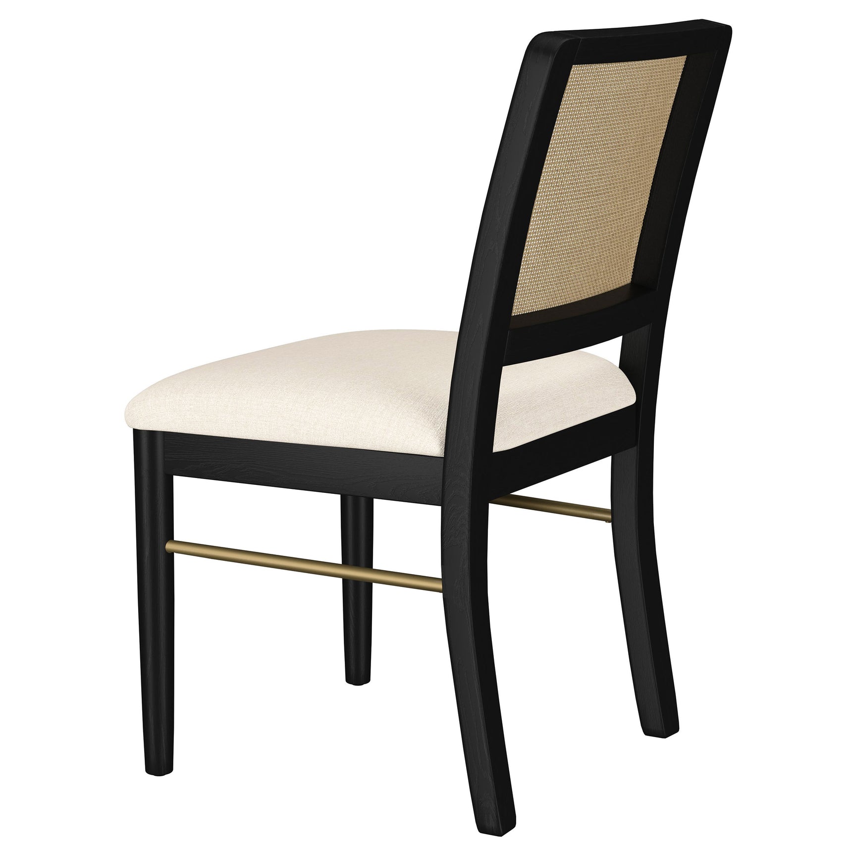 Arini Sand Wash Black Extension Leaf Dining Room Set