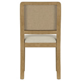 Arini Rattan Cane Dining Side Chair Sand Wash (Set of 2)