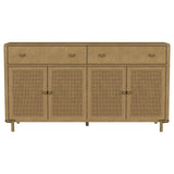 Arini 2-drawer Cane Door Dining Sideboard Server Sand Wash