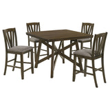 Canfield Brown 47-inch Counter Height Set