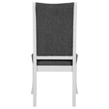 Judd Upholstered Dining Side Chair Pearl White (Set of 2)