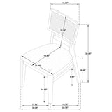 Kailani Beige Oak Rectangular Wood Dining Room Set