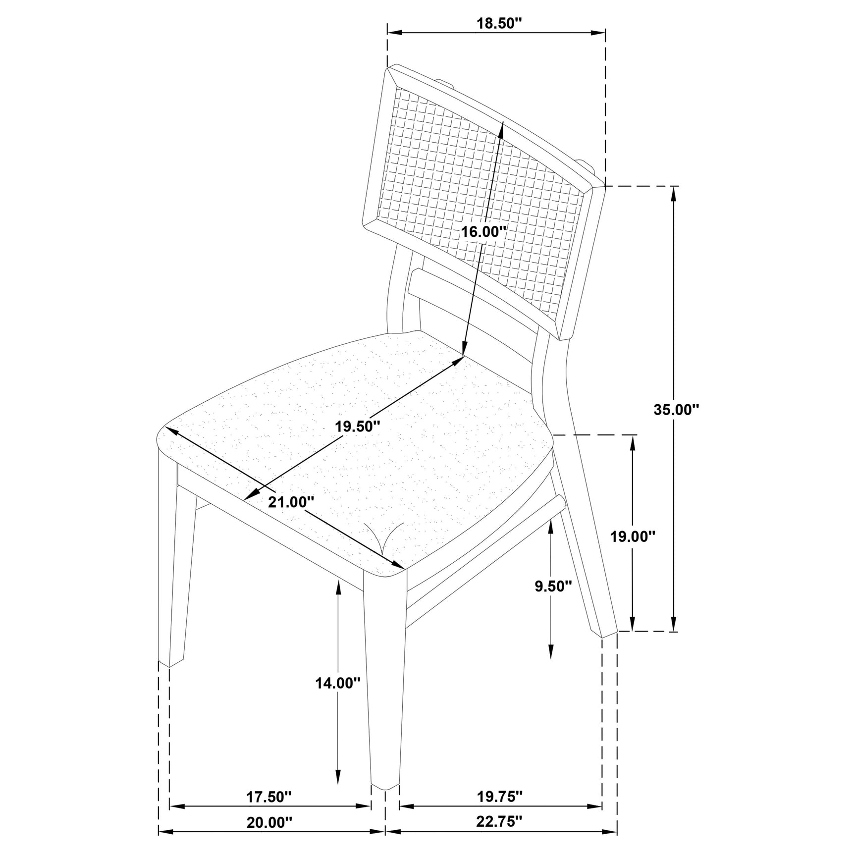 Kailani Beige Oak Rectangular Wood Dining Room Set
