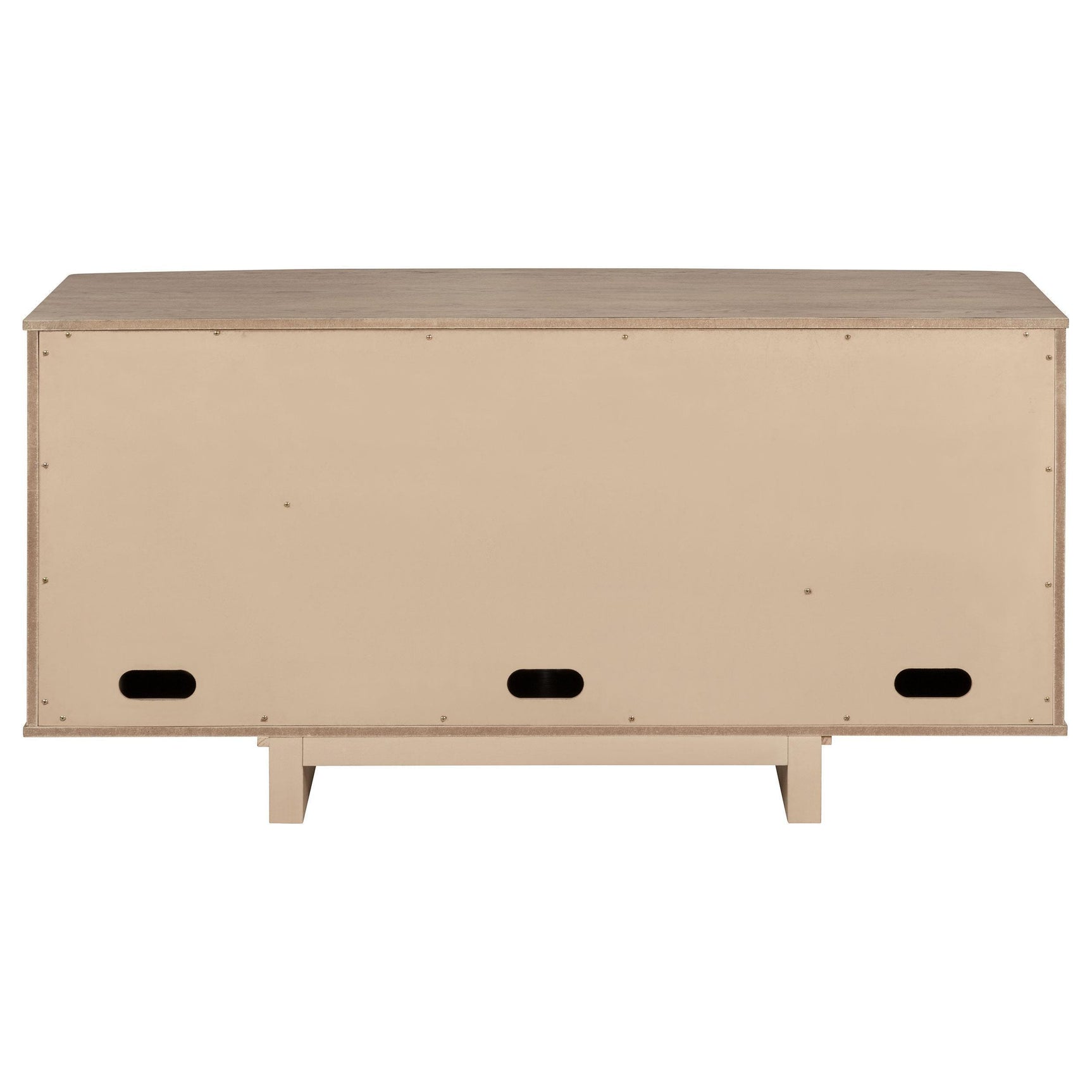 Kailani 4-door Cane Sideboard Buffet Cabinet Beige Oak
