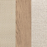 Kailani Beige Oak Wood Counter Height Set