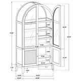 Kailani Beige Oak Wood Counter Height Set