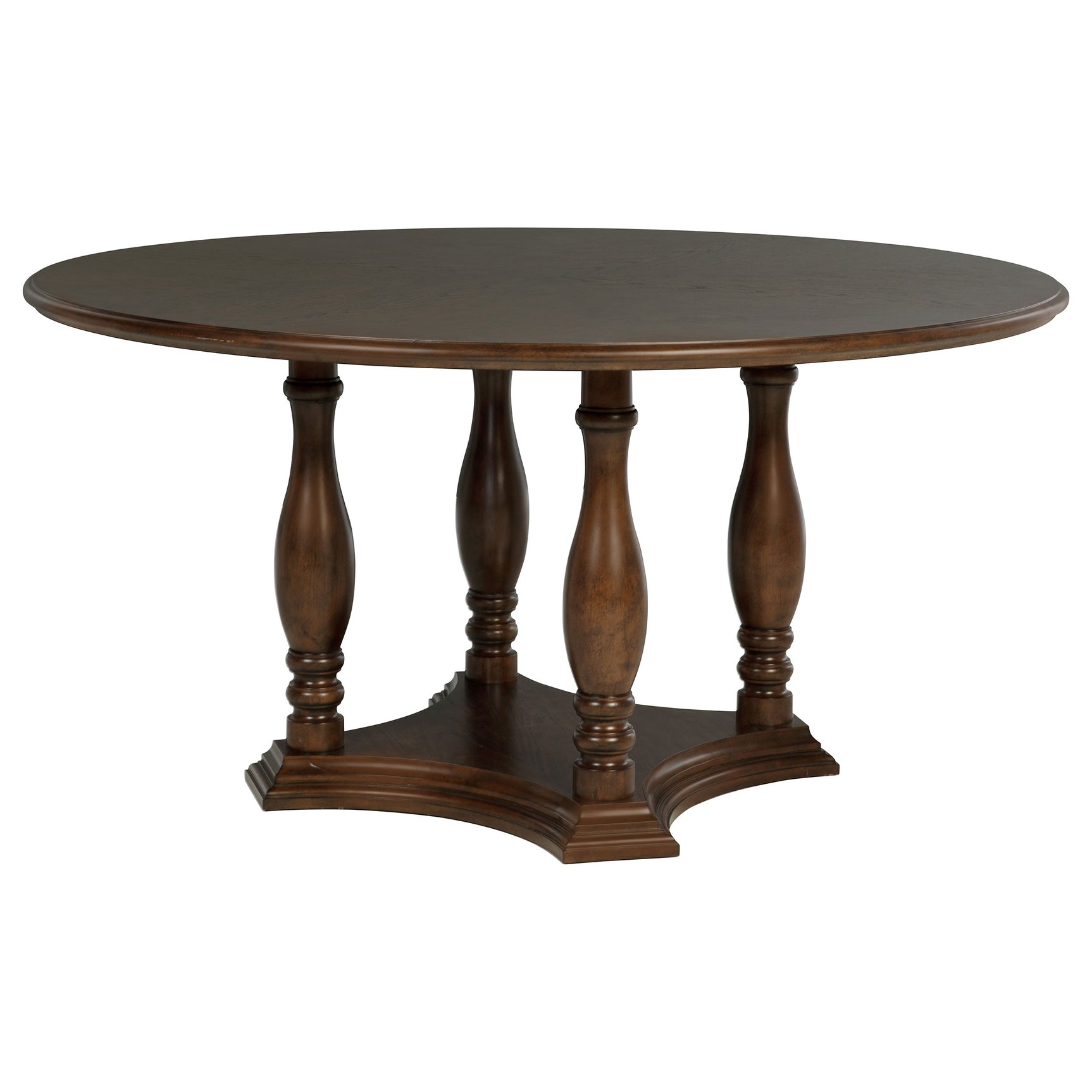 Landon Rich Brown 60-inch Round Dining Room Set