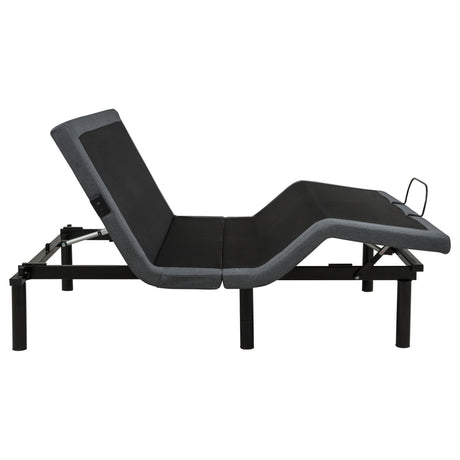 Weston Queen Dual-Motor Massage Adjustable Bed Base in Black and Grey — product image 7