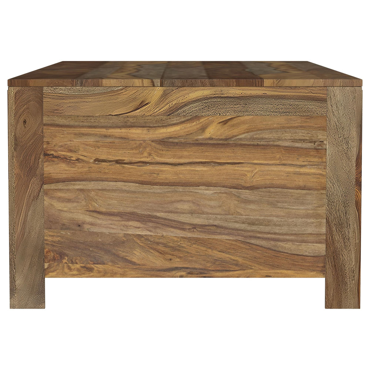 Esther 2-Piece Solid Sheesham Coffee and End Table Set Natural — product image 9