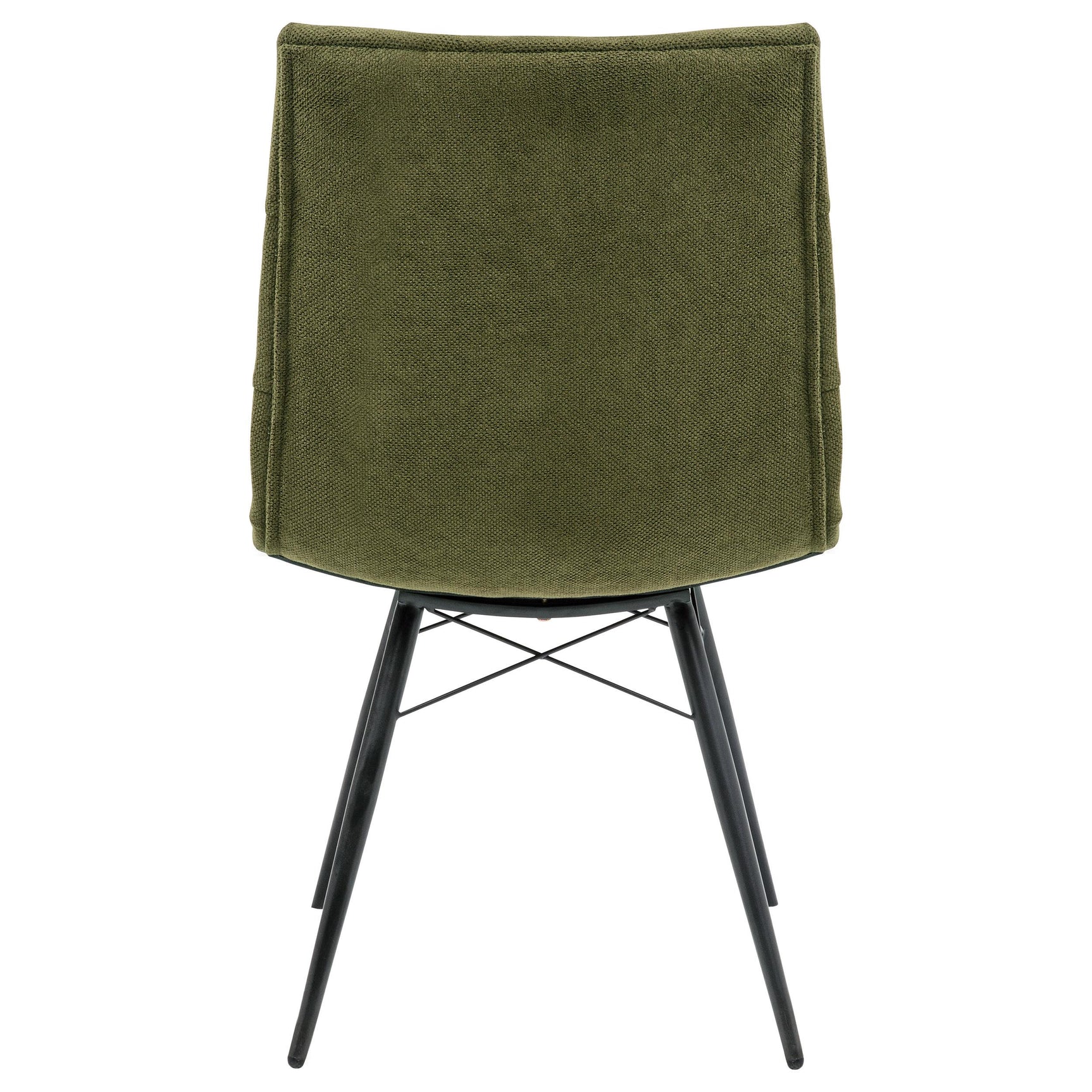 Aiken Fabric Upholstered Dining Side Chair Saddle Forest Green (Set of 4)