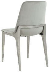 Irene Gray Round Glass Top Dining Room Set