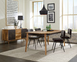 Partridge Natural Sheesham Espresso Dining Room Set