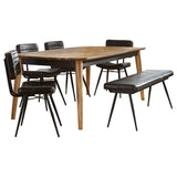Partridge Natural Sheesham Espresso Dining Room Set