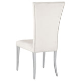 Kerwin White Chrome Rectangular Dining Room Set