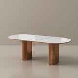 Silvo 79" Glossy White Dining Table