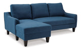 Jarreau Blue Sofa Chaise And Chair