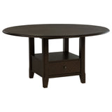 Twyla Dark Cocoa 60-inch Round Wood Dining Room Set