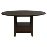 Twyla Dark Cocoa 60-inch Round Wood Dining Room Set