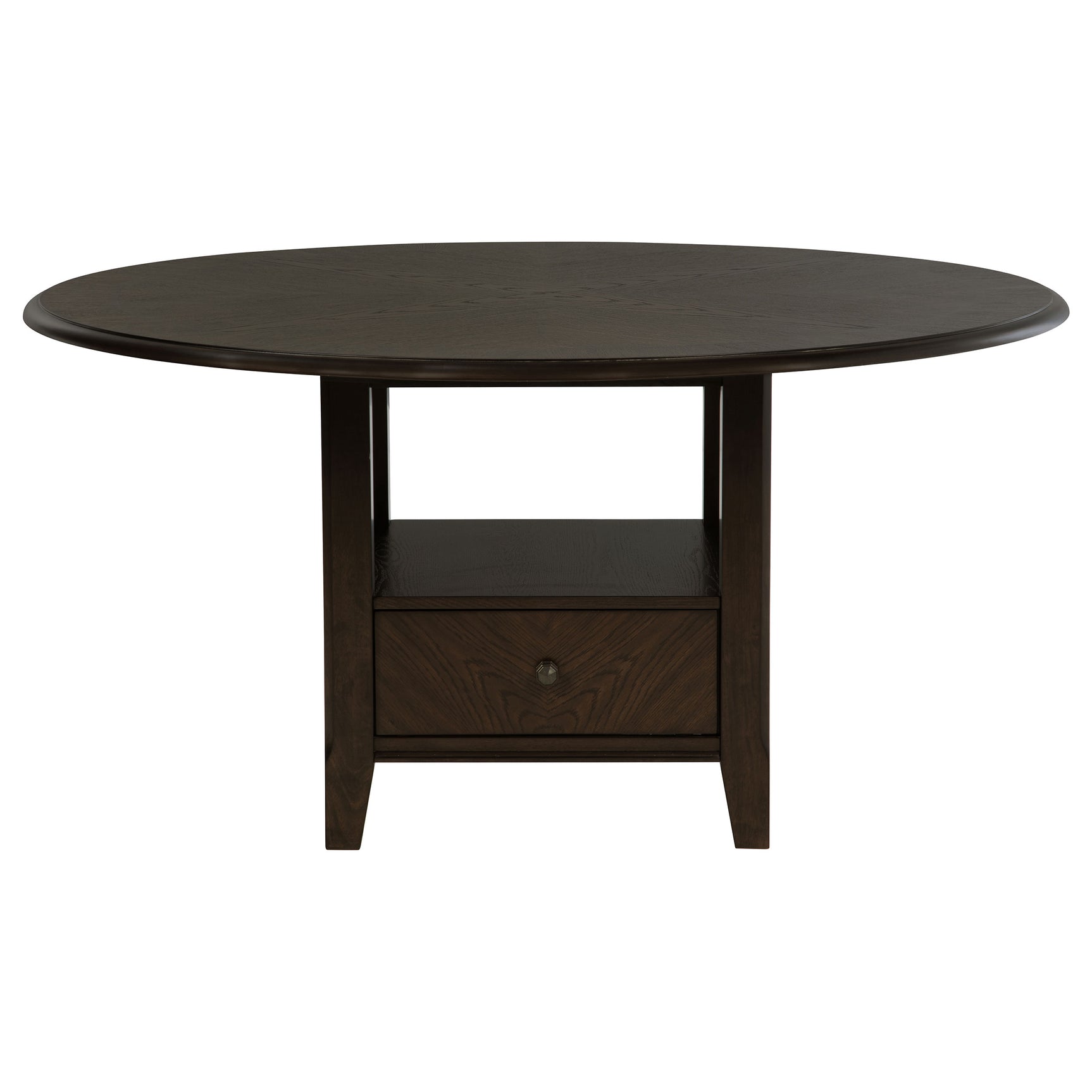 Twyla Dark Cocoa 60-inch Round Wood Dining Room Set