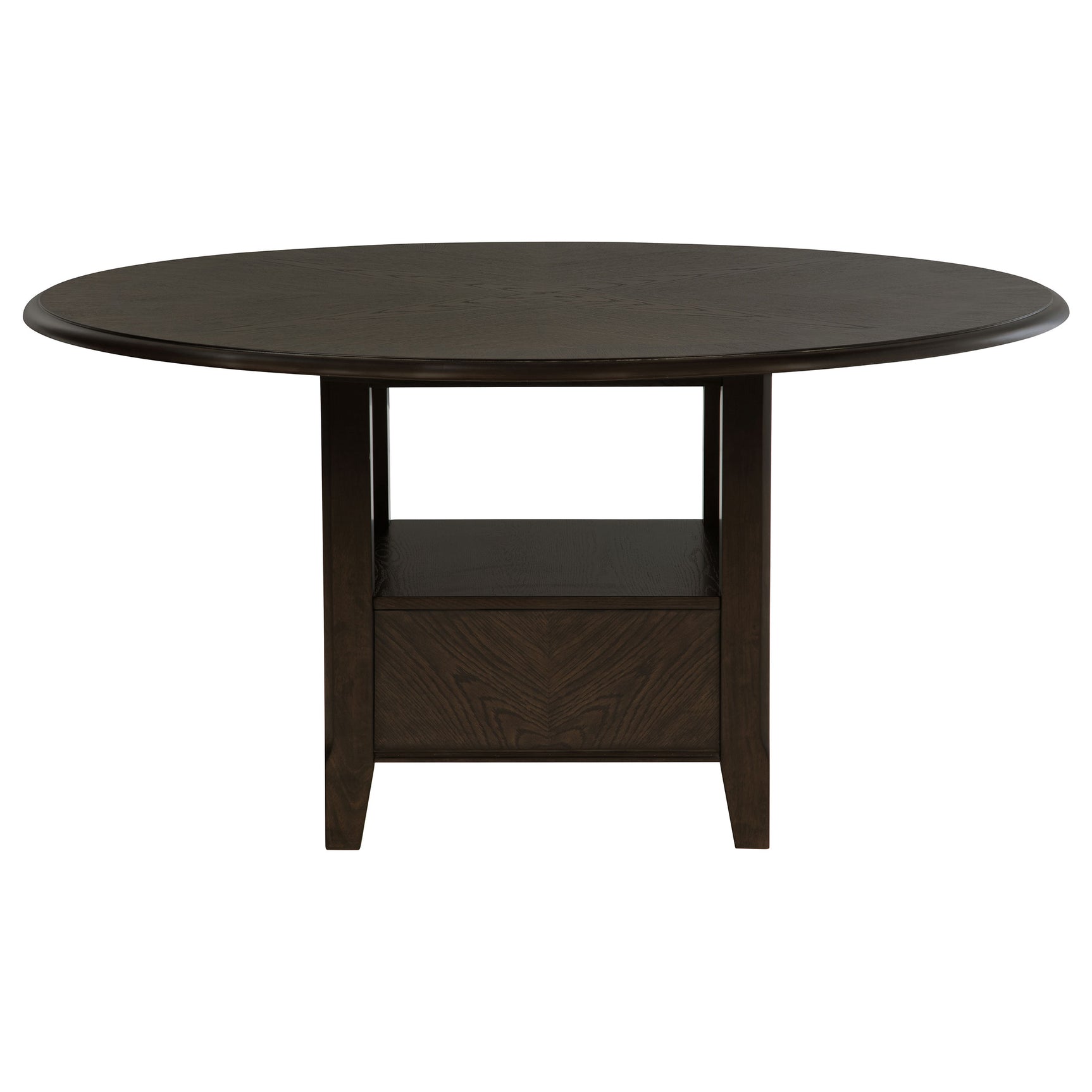 Twyla Dark Cocoa 60-inch Round Wood Dining Room Set